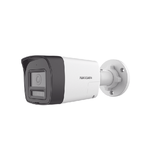 [230028] [Audio Bidireccional + Dual Light + ColorVu] Bala TURBOHD 2 Megapixel (1080p) / Lente 2.8 mm / 30 mts IR EXIR + 20 mts Luz Blanca / Micrófono y Bocina Integrado / Exterior IP67 / Metal / dWDR