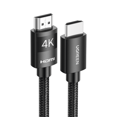 [229906] Cable HDMI 2.0 de Nylon Trenzado | 2 metros | 4K@60Hz | ARC | Dolby ATMOS | True HD | TMDS | HDR | 3D Inversivo | 18Gbps | 3 Capas de Protección + 4 de Blindaje | Niquelado | Carcasa de Aluminio.