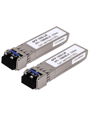 [OEM4160007] OEM - SFP+-10G-LR - Par de Transceptores de fibra óptica SFP monomodo / 1310nm / DDM / Conector LC Dual / mini-Gbic / Velocidad 1.25Gbps / Hasta 20 KM de conexión