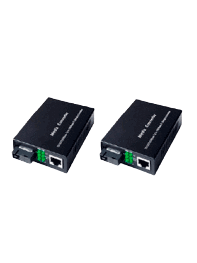 [OEM5770003] OEM - GMC11CS+GMC112CS -  Par de convertidores multimedos VDM Monomodo, 1 puerto RJ45 10/100/1000, 1 puerto SC/UPC, hasta 20KM /