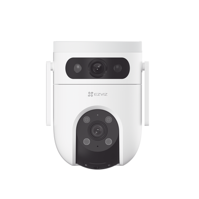 [230382] Cámara PT Doble Lente / 6 Megapixel (3MP+3MP) / IA Detección Humana y Vehiculo / Vision Nocturna a Color / Vista Simultánea de camara PT y Cámara Fija / Audio Bidireccional