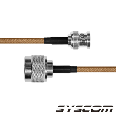 [29149] Cable RG-142/U de 60 cms, con conectores BNC Macho a N Macho.