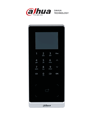 [DHT0730015] DAHUA ASI2201H-DW Control de acceso Stand Alone/ Pantalla de 2.4"/ 30,000 Usuarios/ 30,000 Tajertas/ 50 Administrador/ Mifare/ ompatible with SmartPSS-AC and DSS Pro