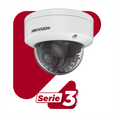 [223446] Domo IP 4 Megapixel / Lente Motorizado 2.7 - 13.5 mm / Dual Light (60 mts IR + 60 mts Luz Blanca ) / Exterior IP67  / WDR 130 dB / PoE + / AcuSense / MicroSD