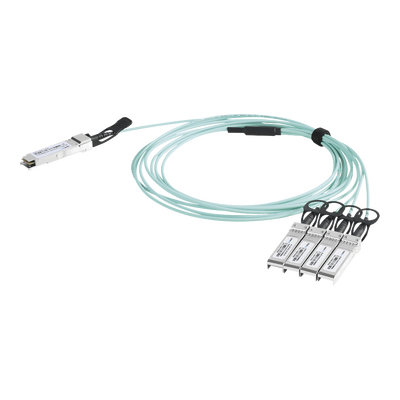 [229672] Cable AOC QSFP+ de 40 Gbps a 4x 10 Gbps / Cable de fibra óptica Activo / Longitud: 2 metros 