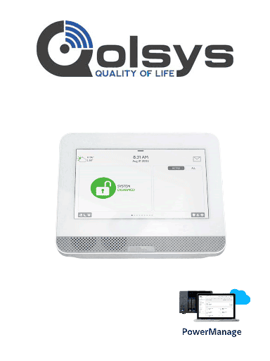 [QLS1170006] QOLSYS IQ4 HUB POWER MANAGE - Sistema de Alarma IQPanel4 HUB Autocontenido 