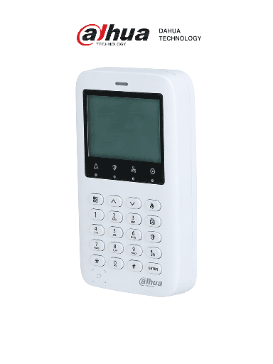 [DHT1220004] DAHUA DHI-ARK50C-R Teclado controlador de paneles ARC9 y ARC2/ Indicador de estatus de zona, armado y desarmado/ Armado y desarmado con NIP y Tarjeta IC / Múltiples funciones de cancelación, bypass, operaciones con relevadores 
