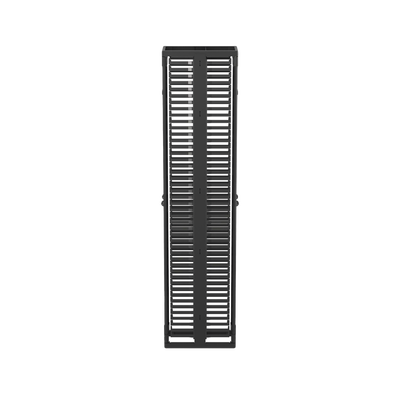 [189512] Organizador Vertical PatchRunner™, Doble (Frontal y Posterior), Para Rack Abierto de 45 Unidades, 10in de Ancho, Color Negro