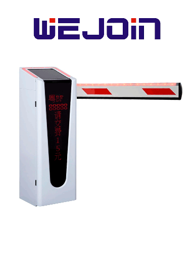 [WJN0960039] WEJOIN WJCB202VFHL24D - Barrera Vehicular Izquierda Con Led y Display /  Motor 24 VDC / Alto flujo / Brazo Rectangular de 4 Metros / Velocidad 2 Segundos / Dirección Ajustable