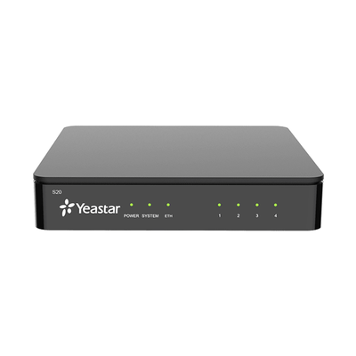 [230077] Conmutador IP SIP Yeastar para PYMES / 20 extensiones/ 10 llamadas simultaneas/ 2 puertos FXO