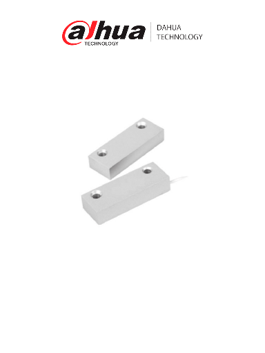 [DVP018003] DAHUA DHI-ARD312 - Contacto Magnético Metálico/ Cableado/ Interior o Exterior para puertas o ventanas/ NC/ Uso residencial o comercial/ GAP 35 mm/ CE