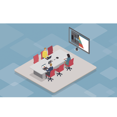 [234561] Solución para Salas de Conferencias Pequeñas - Kit de Videoconferencia Compacto con Audio y Video de Alta Calidad