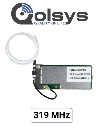 [QLS1200002] Qolsys IQCard 319 MHz -  Permite retomar instalaciones que utilizan sensores en 319MHz y actualizar el sistema con los nuevos paneles IQ panel de 4ta generación