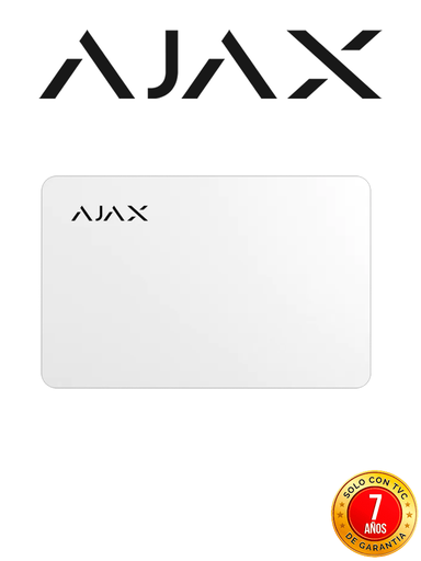 [AJX1220004] AJAX Pass - Paquete de 3 Piezas de  tarjeta protegida sin contacto para teclado