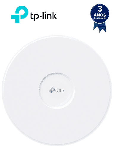 [234160] Punto de Acceso Omada / Wi-Fi 7 BE9300 MU-MIMO 2x2 / 1 Puerto 10 Gbps / Mesh Omada / Operaciones Multiencale (MLO) / Configuración por Controlador o Stand-Alone / Para Montaje en Techo/pared / Alimentación PoE+ 