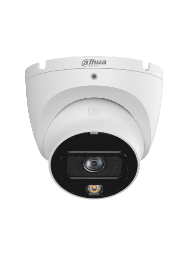 [DHT0040139] DAHUA DH-IPC-HDW1839TP-A-IL-0280B-S6 - Cámara IP Domo de 8MP con resolución 4K, lente de 2.8 mm y ángulo de visión de 105°. Equipado con iluminador dual, micrófono integrado, IR de 30m, DWDR, H.265, PoE. Diseño de multivisión y protección IP67.
