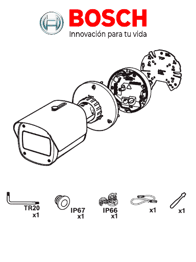 [RBM0050001] BOSCH F_FCS8000VFDI - AVIOTEC 8000i IR / Bullet 4MP / IP67 / Analíticos para detección de incendio