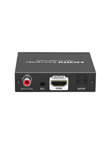 [SXN0560006] SAXXON LKV3061 - Convertidor de Audio HDMI/ Soporta Extracción de Video y Audio/ Conexion de Audio a traves de SPDIF & Coaxial o 3.5mm/ Resolucion de Video 4Kx2K@60Hz