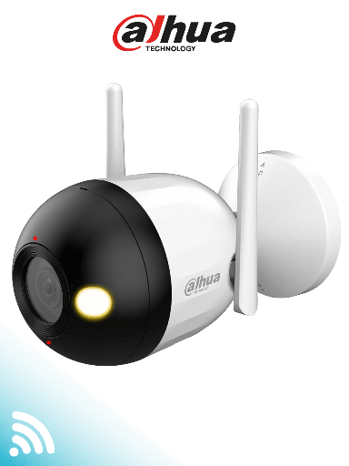 [DHT0150060] DAHUA F2CN-PV-036B - Cámara IP Bullet WiFi de 2 Megapíxeles lente 3.6/Full Color + Iluminación Dual Intelingente/ Disuasión Activa/ Audio 2 Vías/ Microfono y Altavoz Integrados/ 30 Metros de Iluminación/ IA/ IP67