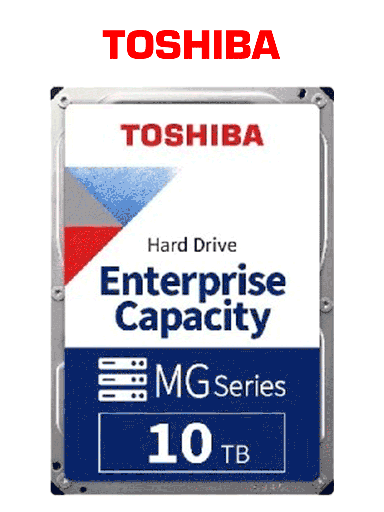[TSB1490008] TOSHIBA MG09ACA10TE  - Disco duro de 10TB/ 3.5" /  serie Enterprise / 512MB / 7200RPM / Recomendado para Servidores y Videovigilancia 