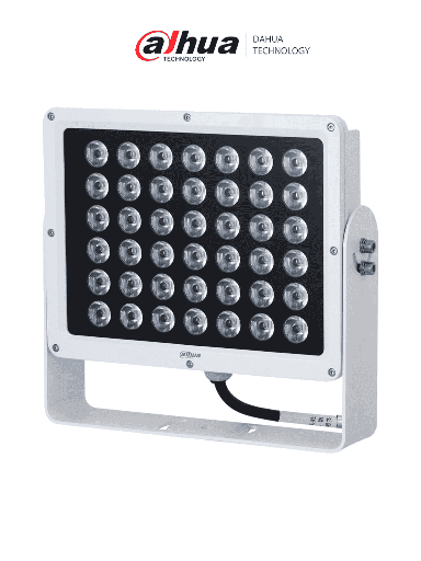 [DHT0030119] DAHUA ITALE-160BA-P3525 Iluminador todo en uno LED de luz cálida/ LLED de alto rendimiento/ Sincronización de captura/ mantenimiento RS-485/ Brillo ajustable/ flash estroboscópico.