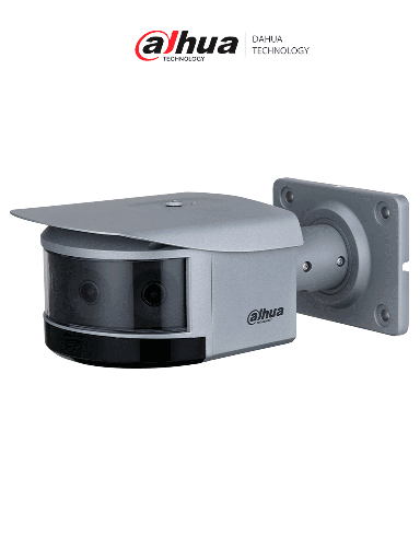 [DHT0070008] DAHUA IPC-PFW83242-A180-S2 Cámara de IP WizMind tipo bala panorámica multisensor de 4 × 8 MP/ LED IR 30m/ Mapa de Distribución de Multitudes/ Densidad Vehicular/Protección Perimetral/ EPTZ/IP67/ IK10/ E&S Alarma y Audio/ Ranura para Tarjeta SD