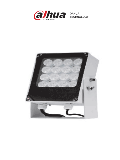 [DHT0470001] DAHUA DHI-ITALE-060AA-P - Lampara Estrobo para Camaras LPR/ Luz IR de 18-25 m/ Luz Blanca 6500K/ RS485