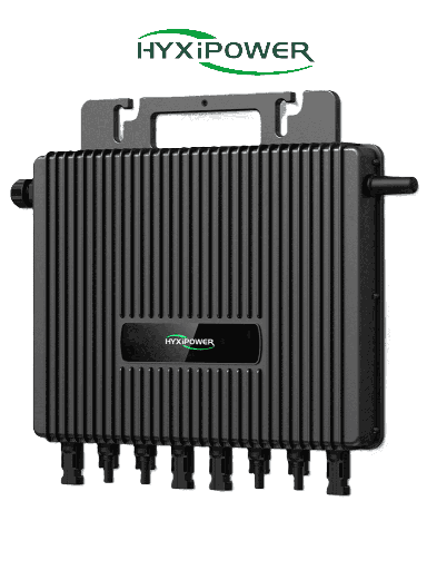 [HYX2020002] HYXIPOWER HYXM2000S - Microinversor Residencial / Potencia Salida 2000W / Comunicación SUB-1G / Conexión Hasta 4 Módulos /Protección IP67 / Diseño Tipo Gancho / Plug & Play