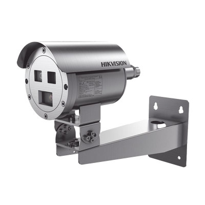 [221801] Bala IP Térmica Dual / Termico 9.7 mm (256 X 192) + Óptico 8 mm (4 MP) / Termométrica / Detección de Temperatura / IP68 / 30 mts IR / Antiexplosión / Anticorrosión
