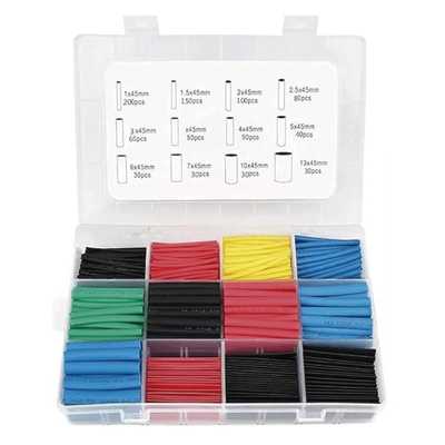 [230064] 850 Tubos Termoencogibles (Termofit) 2:1, de 12 Diferentes Medidas