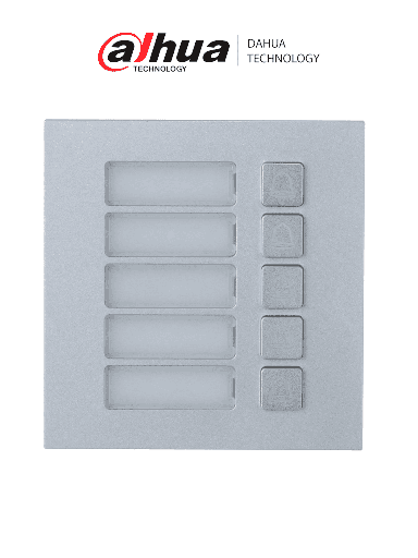 [DHT2220030] DAHUA DHI-VTO4202F-MB5 - Modulo de 5 botones para frente de calle departamental