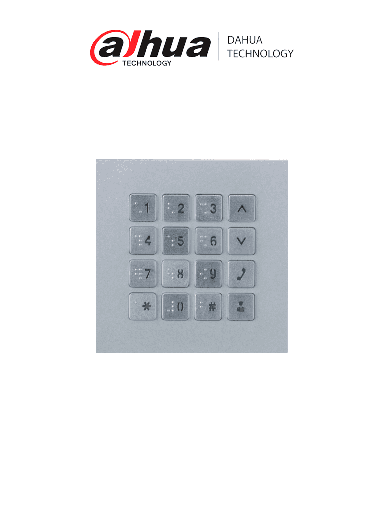 [DHT2220007] DAHUA VTO4202FMK- MODULO CON TECLADO NUMERICO ANTIVANDALICO/ CONEXION RS485/ COMPATIBLE CON VTO4202FP