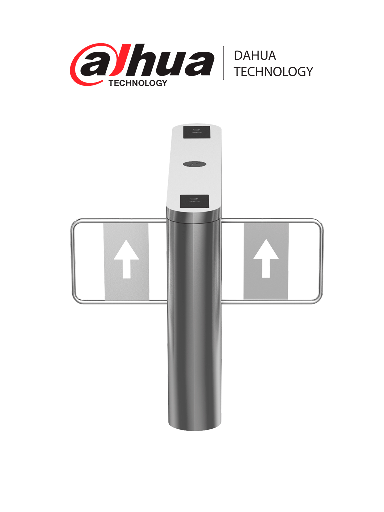 [DHT0920008] Dahua DHI-ASGB622K-D Swing Barrier/ Anticolision/ Alarma y Luz ajustable/ Ajuste de Volocidad de Desbloqueo/ 5 Millones/ Acero Inozidable/ 20-60 Personas/Minuto/ Interior-Exterior(Protegido)/ IR 12 Pares/ Compatible con controles de acceso de terceros