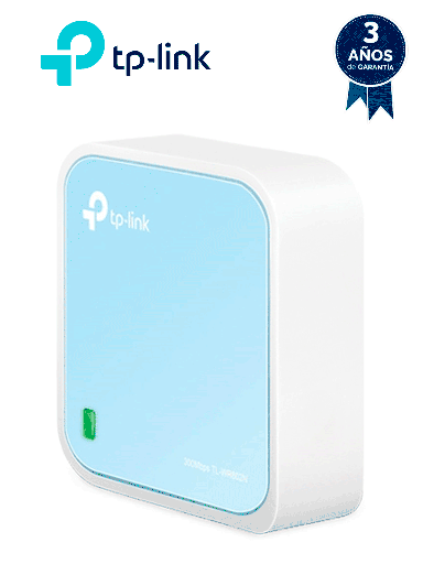 [TPL3660031] TP-LINK - TL-WR802N / Router Nano Inalámbrico N / 300 Mbps