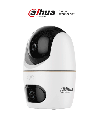 [DHT0060116] DAHUA DH-HPT1339DD-STW-3E2-IL - Cámara IP Dual  3MP/ 30 m IR y Luz cálida/ Audio bidireccional/ Deteccion de humanos y mascotas/ Disuación activa/ Seguimiento automático/ Ranura Micro SD/#LoNuevo
