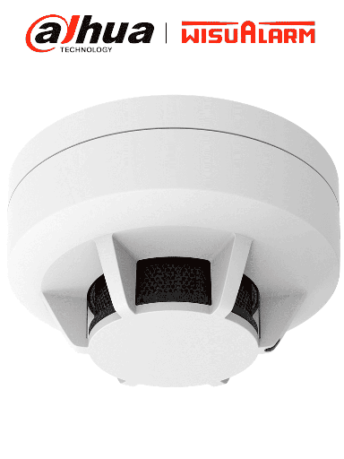 [DHT1440017] DAHUA DHI-HY-1301 - Detector de Humo Fotoelectrico Direccionable Dual de 2 Hilos Cumple con Norma Europea EN54-7/ Camara con Detección Dual/ Ultra Bajo consumo de Energía/ #LoNuevo #DahuaDetección