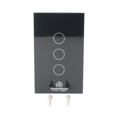 [233387] (Wifi) Apagador switch inalámbrico WIFI, control de 3 regresos de carga, 110V