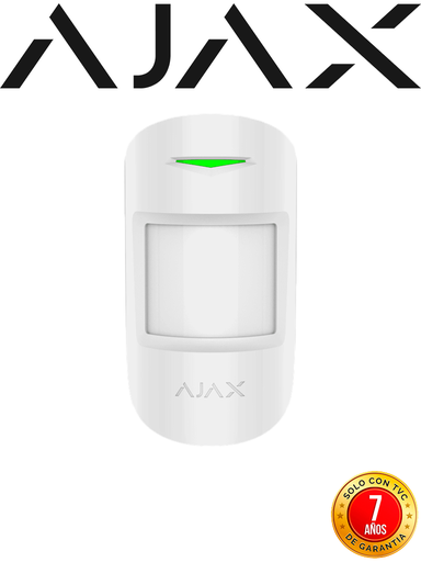 [AJX1180014*] AJAX MotionProtectW - Detector de movimiento inalámbrico. Color Blanco (26803.09.WH3)