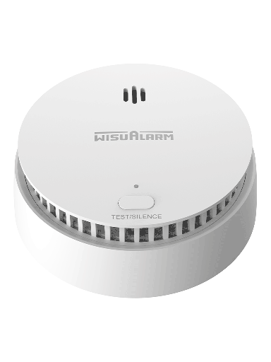[DHT1440002] DAHUA WISUALARM HY-SA20A - Detector de Humo Standalone (Autonomo)/ Sensor Fotoeléctrico/ Sonido de Alarma de 85dB/ Alarma Visual y Audible/ Durabilidad de Batería hasta 10 años/ Certificaciones TÜV and CE/ #LoNuevo