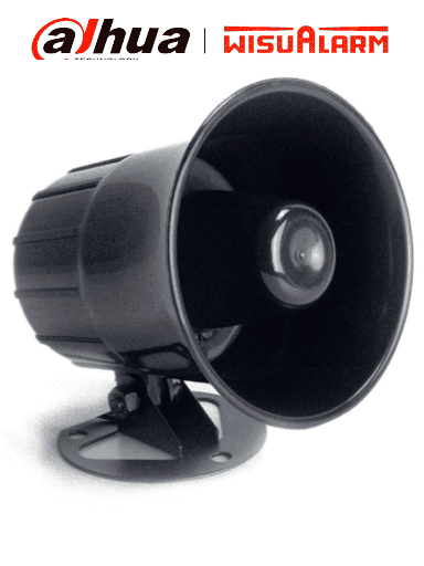 [DHT1450006] DAHUA DHI-HY-ARA16 - Sirena Cableada Interior/Exterior ≥ 105dB/ Instalación Simple 2 Hilos/ Alimentacion de 12 vcc/ Rango de Operación DC 6-13V/ #LoNuevo