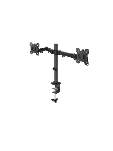 [OEM0530002] TCE LMG15NB - Soporte de Escritorio para 2 Monitores de 13 a 27" , Carga Máxima 9Kg por brazo , VESA 75x75mm / 100x100mm , Ajuste Inclinación y Rotación #OEM03