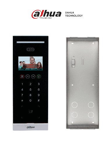 [DHT2390007] DAHUA VTO6531HPAQ - Frente de Calle Departamental IP/ Con reconocimiento de Rostros y Tarjetas/ IP65 Salida de relevador/ Incluye caja de instalación.