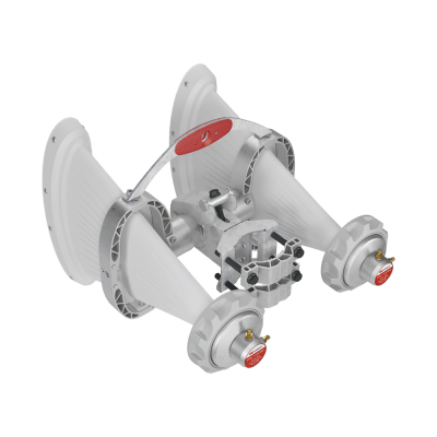 [237238] Antena Sectorial Asimétrica de 90° 5180 - 6000 MHz, 16 dBi con soporte mejorado, listas para TwisPort sin pérdida