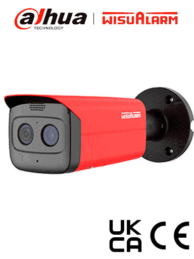 [DHT0030195] DAHUA WISUALARM HY-FT431LFP - Cámara IP de Detección de Fuego de 4 MP/ Detector VOx de alta sensibilidad/ Detección Incendio, Alarma de Punto Frio y Caliente/ H.265/ E&S de Alarma/ Ranura de Micro SD, Micrófono, Bocina de 70dB/ IP67/  #LoNuevo #Wisualarm