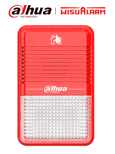[DHT1450004] DAHUA WISUALARM DHI-HY-C151 - Estrobo Sirena Convencional de 75 dB(A) a 3 m/  Cumple con Norma: EN54-3:2014,EN54-23:2010  /2 Hilos, #LoNuevo #Wisualarm