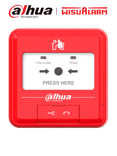 [DHT1430005] DAHUA WISUALARM DHI-HY-C121 -  Estacion Manual de Alarma de Emergencia Convencional/ 2 Hilos sin Polaridad/ Cumple con Norma EN54-11:2001 Pruebas EMC/ Alarma Visual/ #LoNuevo #Wisualarm