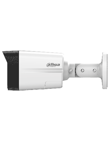 [DHT0030187] DAHUA IPC-HFW2549TL-S-PV - Cámara Bullet IP de 5MP con Smart Dual Illumination y disuasión activa para máxima seguridad. Cuenta con SMD Plus, protección perimetral, micrófono y bocina integrados. Resistente al clima con certificación IP67. 