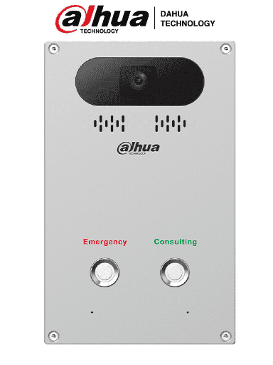 [DHT2170011] DAHUA VTA2502G - Video Intercomunicador de Emergencia/ 4 Megapixeles/ Llamada de Emergencia con 1 Click/ Protocolo SIP/  Microfono de Alta Sensibilidad y 2 Altavoces/ Soporta Transmisión de Audio Grupal/ IP65 y IK10/ #LoNuevo