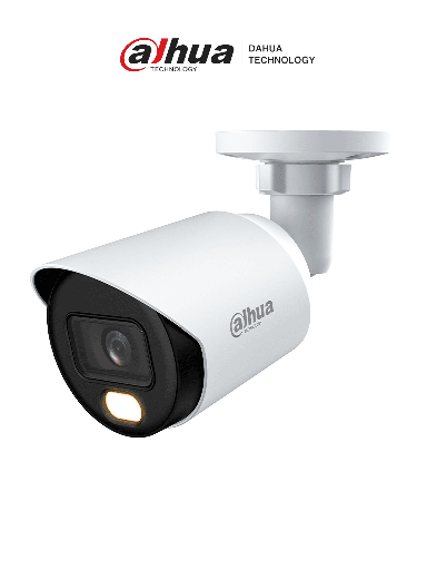 [DHT0290099] DAHUA DH-HAC-HFW1239TN-A-LED-0360B-S3 - Cámara Bullet Full Color de 2 Megapixeles 1080p, micrófono integrado, lente de 3.6mm, WDR 130dB, LEDs para 20m, protección IP67 y tecnología Starlight.