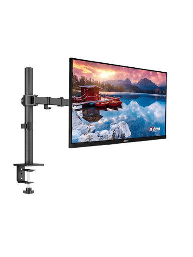 [OEM0530012] TCE LMG12NBDLM22 - Paquete de Soporte de Escritorio Articulado con Monitor  27 pulgadas Dahua Ultradelgado , VESA 75x75mm, Ajuste de Inclinación y Rotación